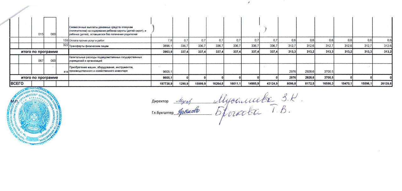 План финансового обеспечения образец заполнения